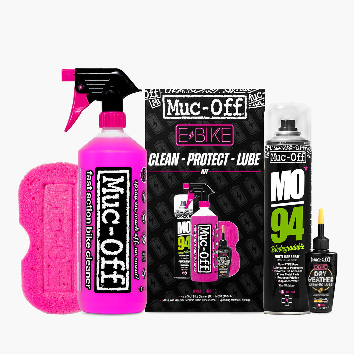 Muc-Off eBike Clean, Protect & Lube 4 Piece Kit