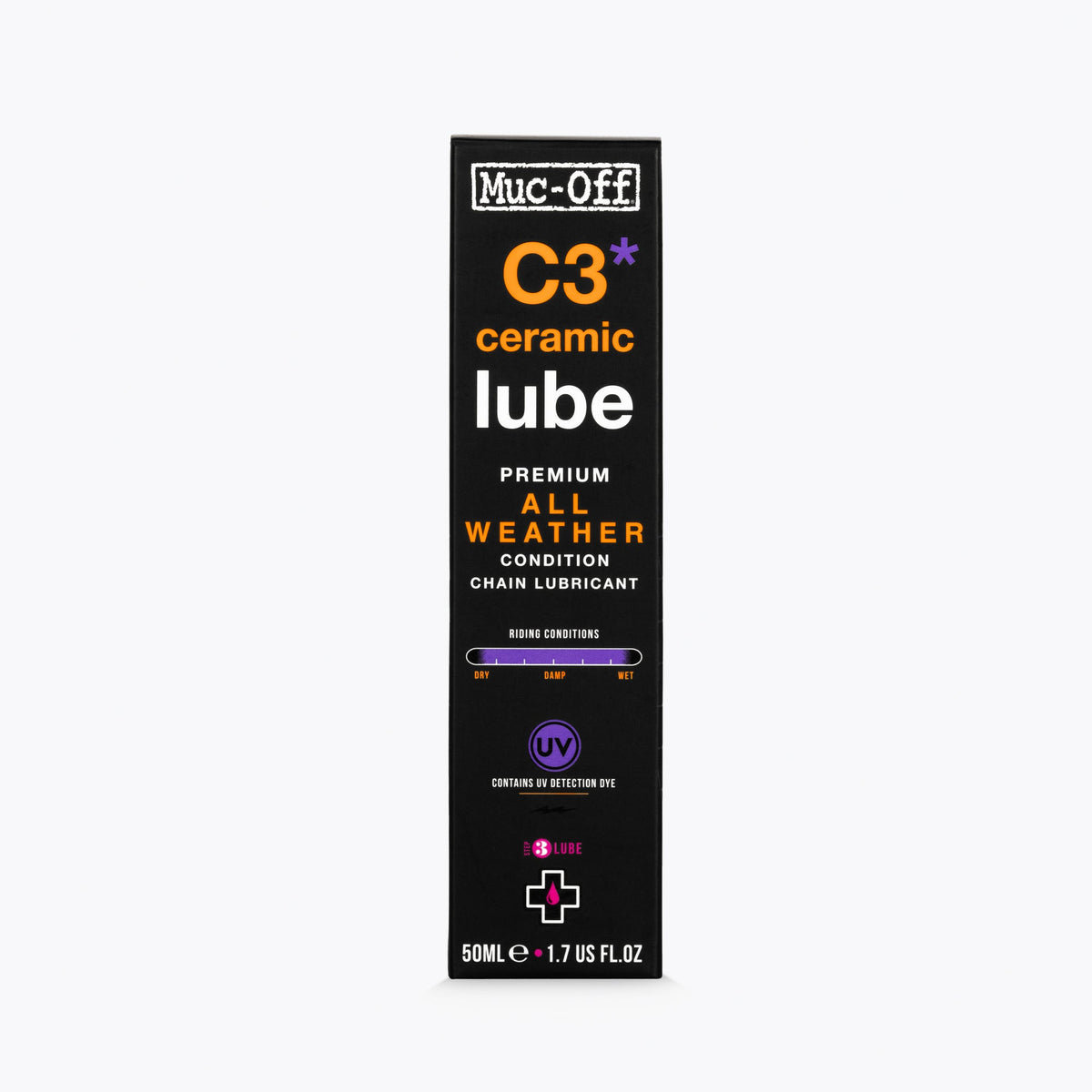 Muc-Off C3 Ceramic All Weather Lube Bottle 50ml