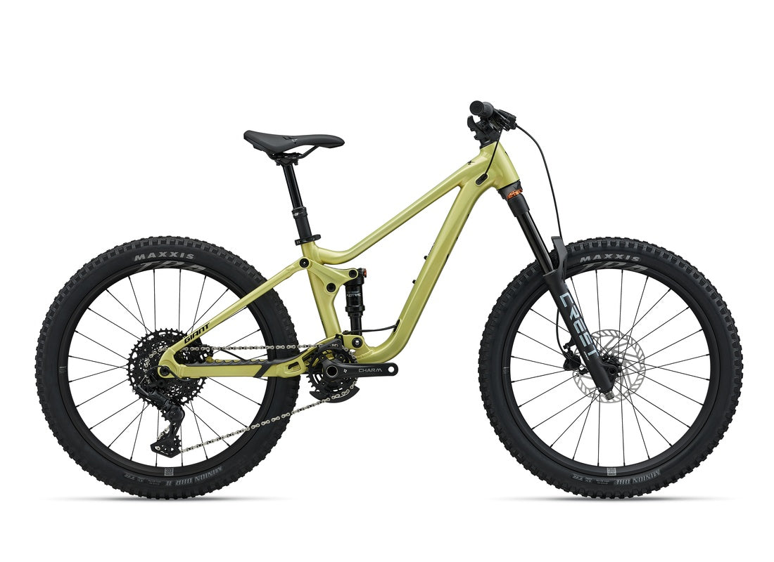 2027 Giant Faith 24 kids mountain bike in Cyber Lime - Giant South Yarra