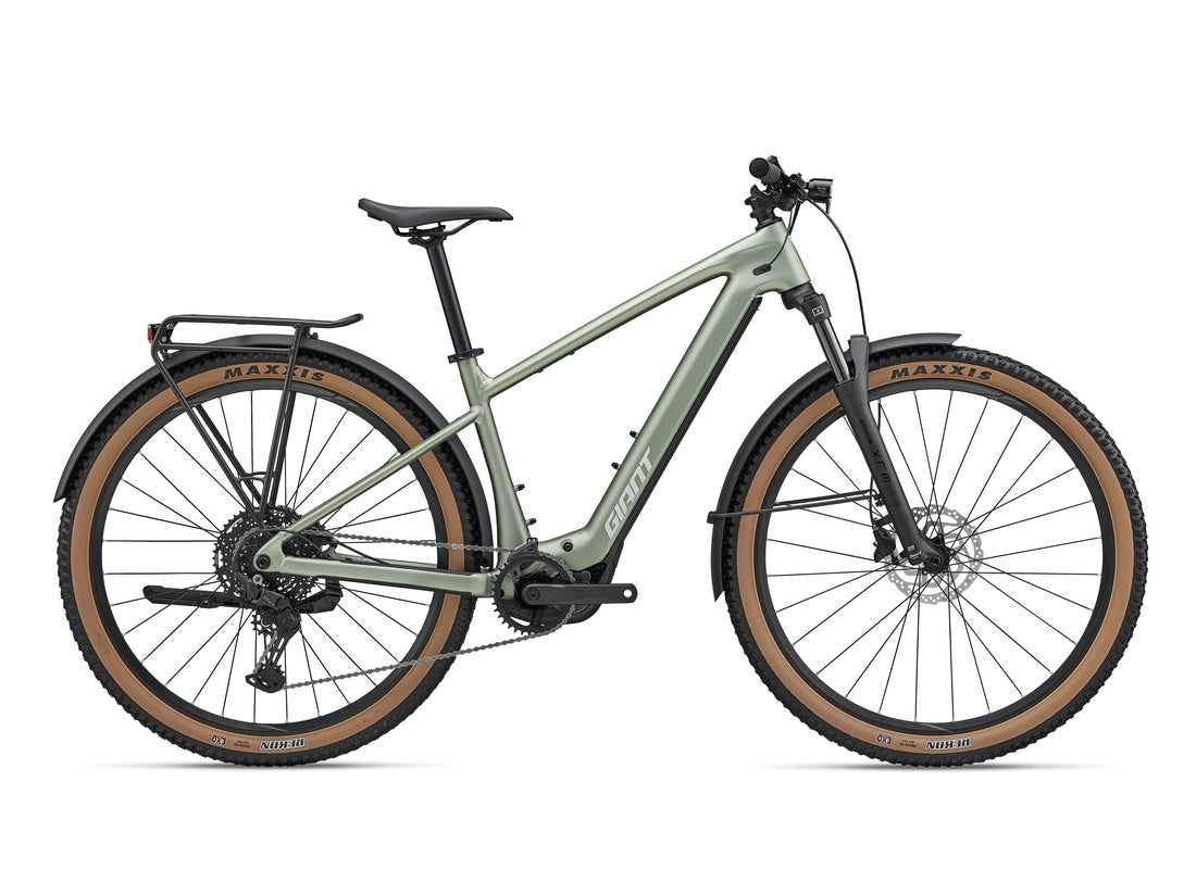 2027 Giant Talon E+ 2 EX electric mountain bike in Frost Fern - Giant South Yarra