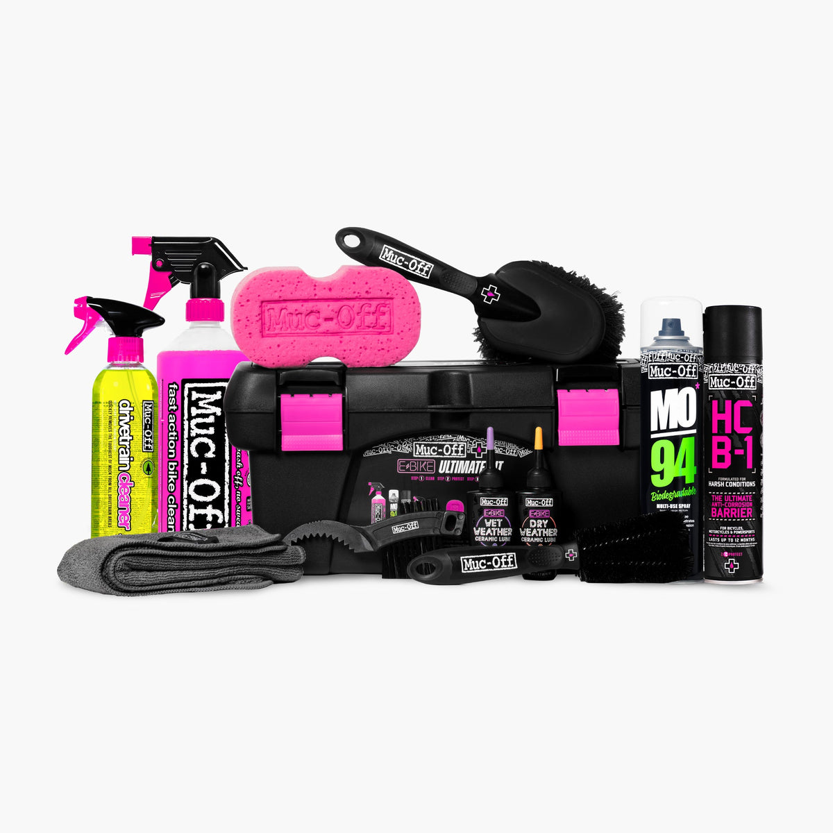 Muc-Off eBike Ultimate 12 Piece Kit-Clean, Protect, Lube