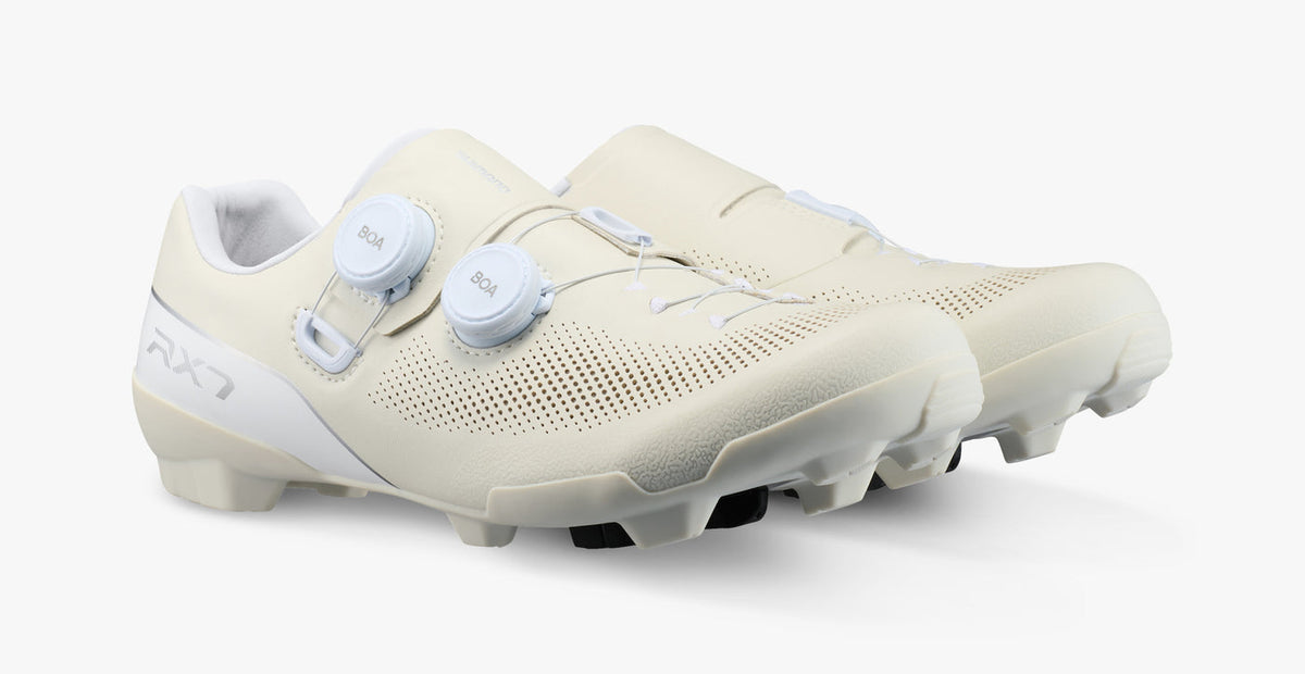 Shimano RX-710 SPD Gravel Shoes - Sand White - view 2